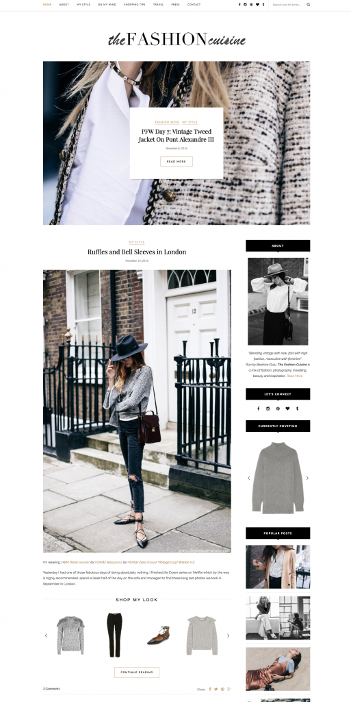 Best Fashion Blog Web Designs 2016 thefashioncuisine