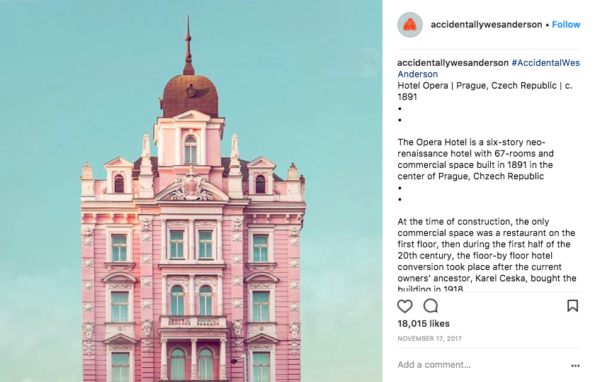 If you love Wes Anderson's Films, You need to follow this Wes Anderson Inspired Instagram Feed