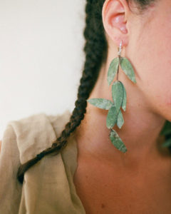 Jewellery Made from Flowers, Garlic Bulbs and Dried Chillies by Keef Palas