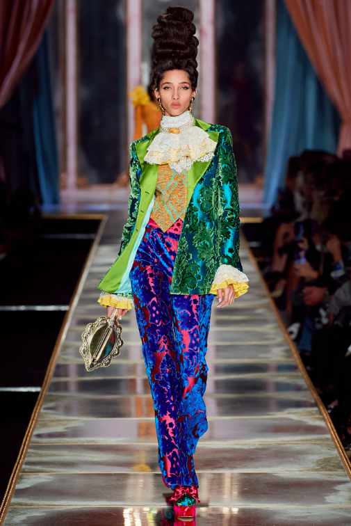 Moschino 2020 Obsessed Victorian Runway Fashion Week